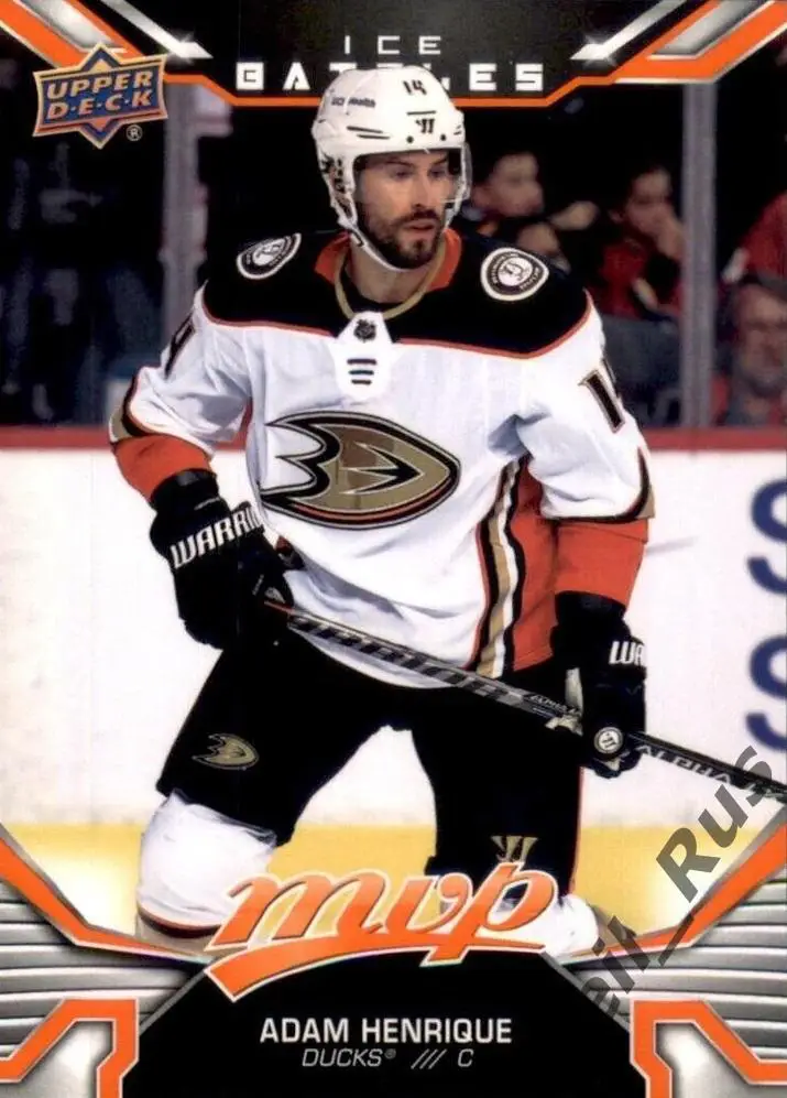 Хоккей Карточка Adam Henrique / Адам Хенрик (Anaheim Ducks/Анахайм Дакс) НХЛ/NHL