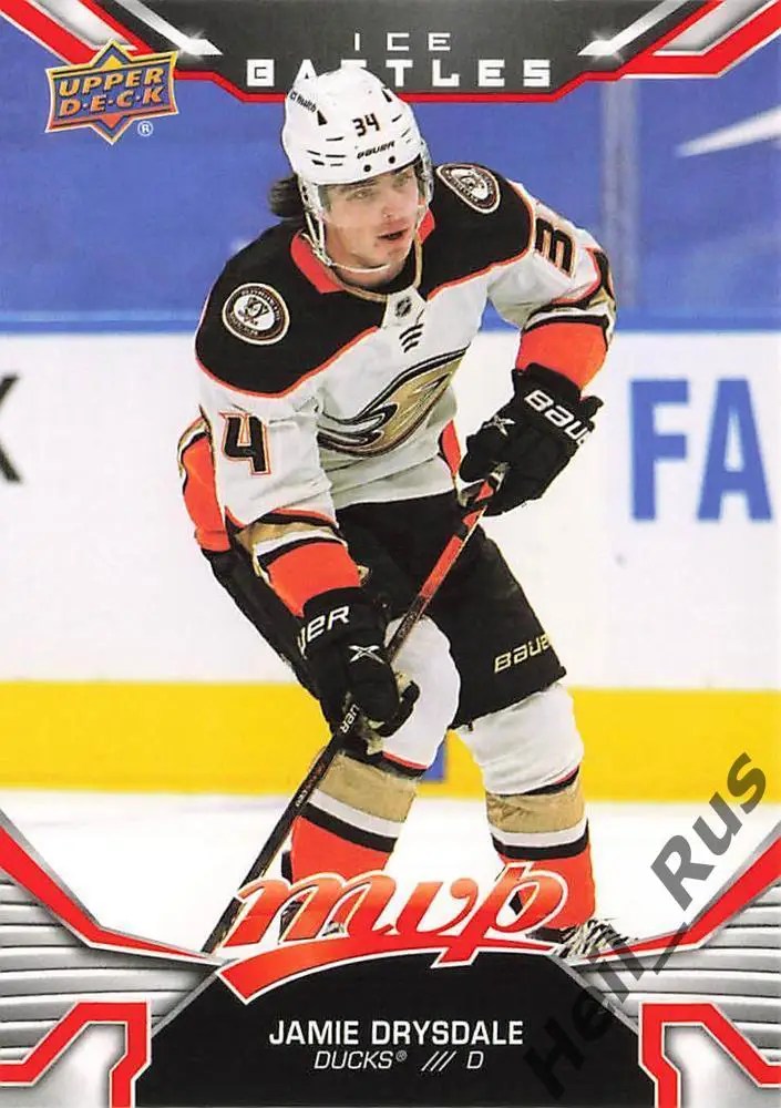 Хоккей. Карточка Jamie Drysdale/Джейми Драйсдейл (Anaheim Ducks/Анахайм) НХЛ/NHL