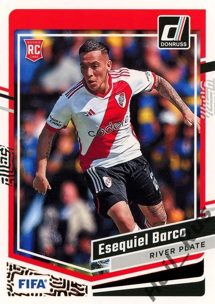 Футбол. Карточка Эсекьель Барко Ривер Плейт/Спартак Москва Panini/Панини 2023/24
