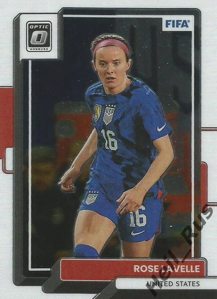 Футбол; Карточка Rose Lavelle/Роуз Лавелль USA/США Panini/Панини 2022-23 Donruss