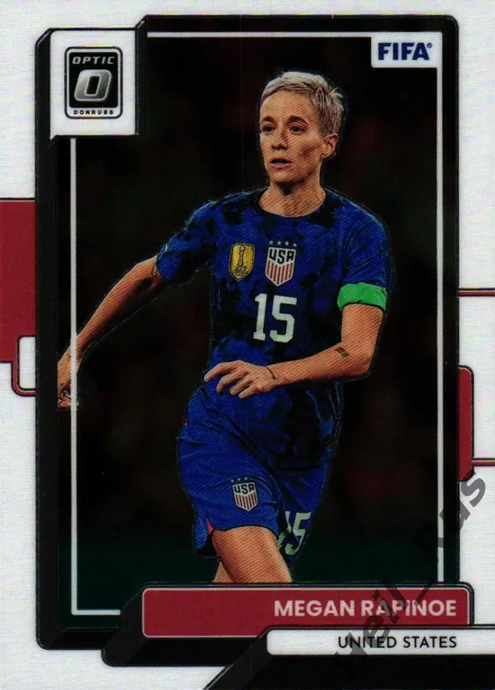 Футбол. Карточка Megan Rapinoe/Меган Рапино (USA/США) Panini/Панини 2022-23