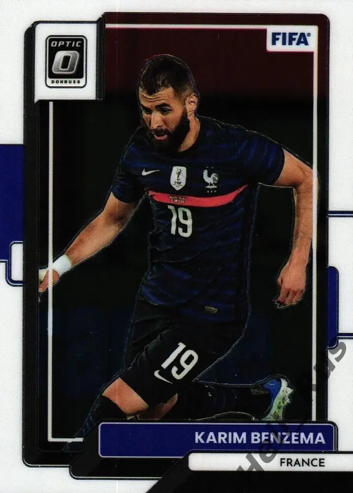Футбол. Карточка Karim Benzema/Карим Бензема Франция, Реал Мадрид Panini 2022/23
