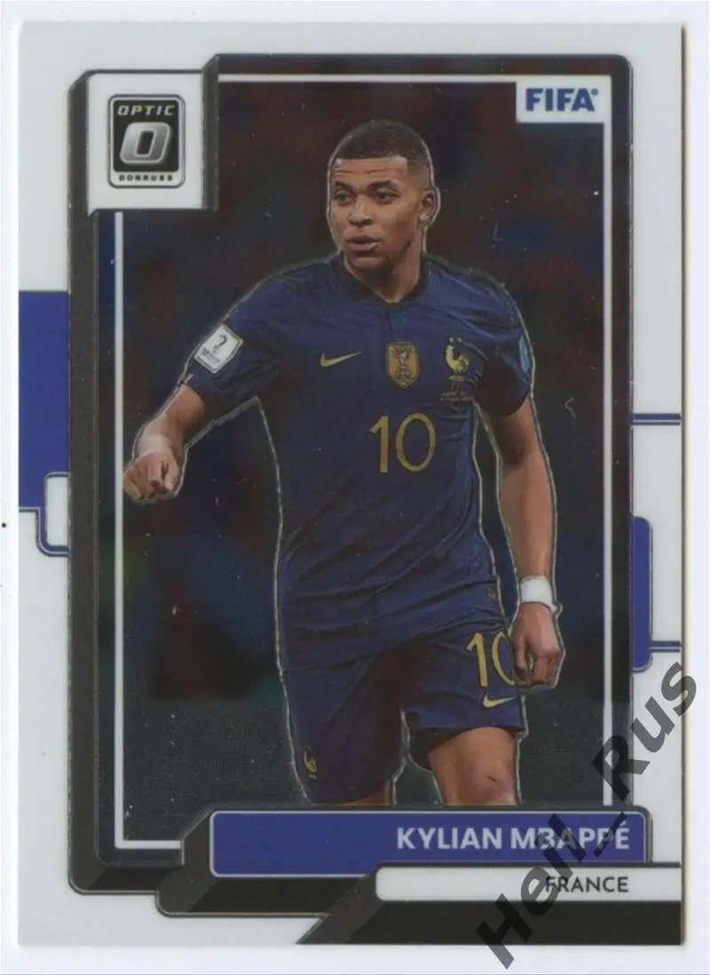 Футбол Карточка Килиан Мбаппе Франция/Реал Мадрид/Монако, Пари Сен-Жермен Panini
