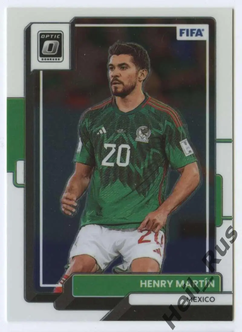 Футбол. Карточка Henry Martin/Энри Мартин (Mexico/Мексика) Panini/Панини 2022-23
