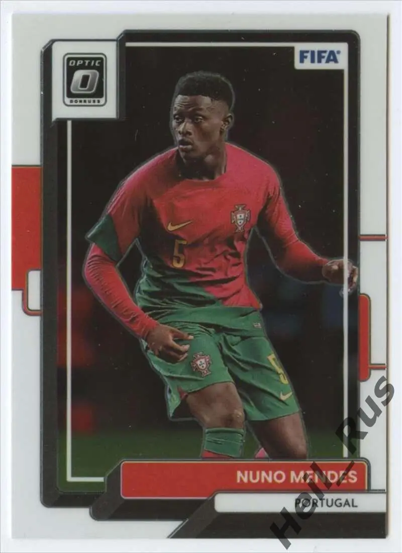 Футбол; Карточка Nuno Mendes/Нуну Мендеш Португалия, Пари Сен-Жермен/ПСЖ Panini