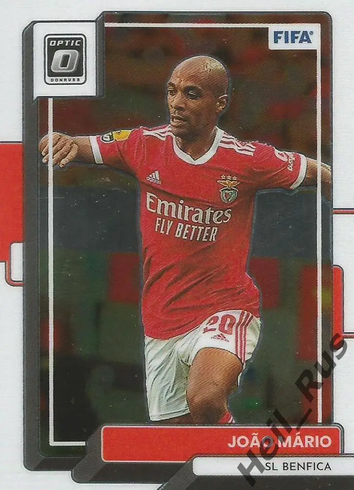 Футбол. Карточка Joao Mario/Жоау Мариу (Бенфика, Локомотив Москва, Интер) Panini