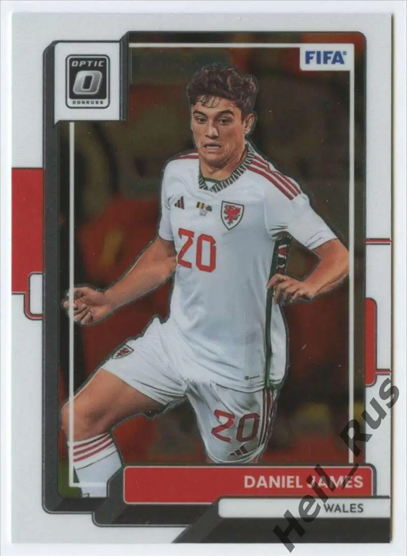 Футбол. Карточка Дэниел Джеймс (Уэльс, Лидс, Манчестер Юнайтед) Panini 2022-23