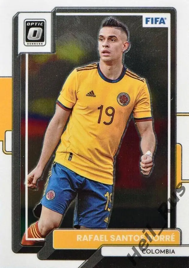 Футбол. Карточка Рафаэль Сантос Борре (Колумбия, Айнтрахт, Ривер Плейт) Panini