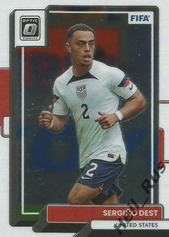 Футбол Карточка Сержиньо Дест (USA/США, Барселона/Милан/Аякс/ПСВ) Panini 2022-23