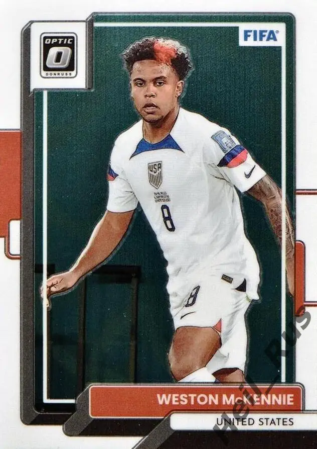 Футбол. Карточка Weston McKennie / Уэстон Маккенни (USA/США, Ювентус, Шальке 04)