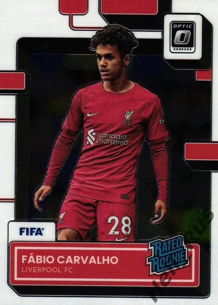 Футбол. Карточка Fabio Carvalho/Фабиу Карвалью Ливерпуль, Фулхэм Panini 2022/23