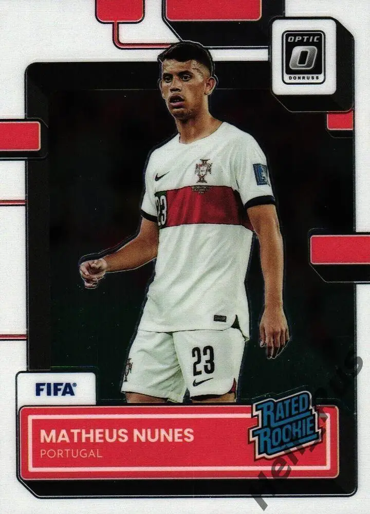 Футбол; Карточка Matheus Nunes/Матеус Нунес (Португалия, Манчестер Сити) Panini