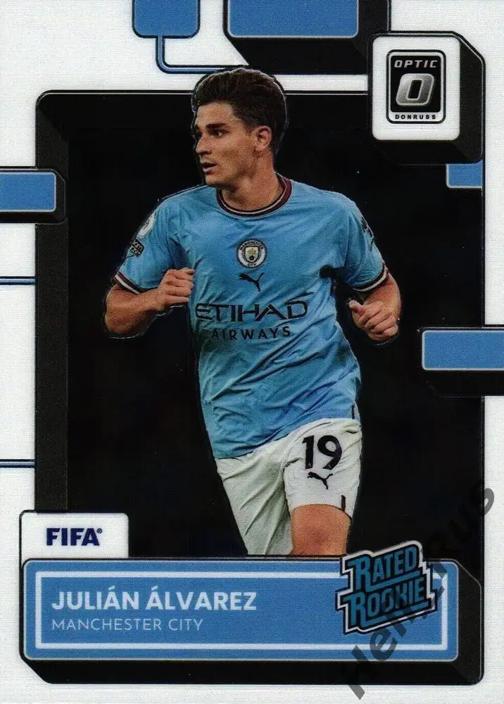 Карточка Хулиан Альварес (Манчестер Сити, Ривер Плейт, Атлетико Мадрид) Panini