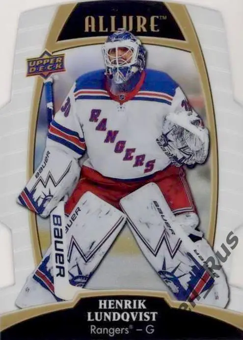 Карточка Lundqvist/Хенрик Лундквист New York Rangers/Нью-Йорк Рейнджерс, НХЛ/NHL