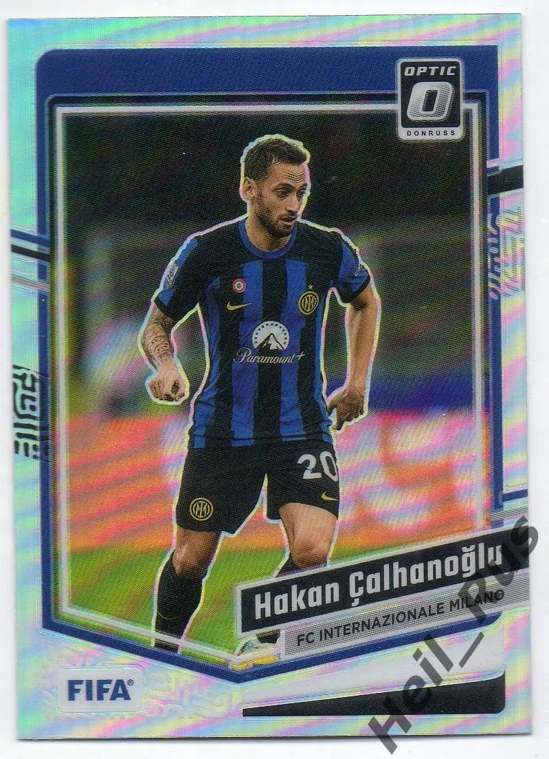 Футбол Карточка Хакан Чалханоглу Интернационале, Милан, Байер 04, Гамбург Panini