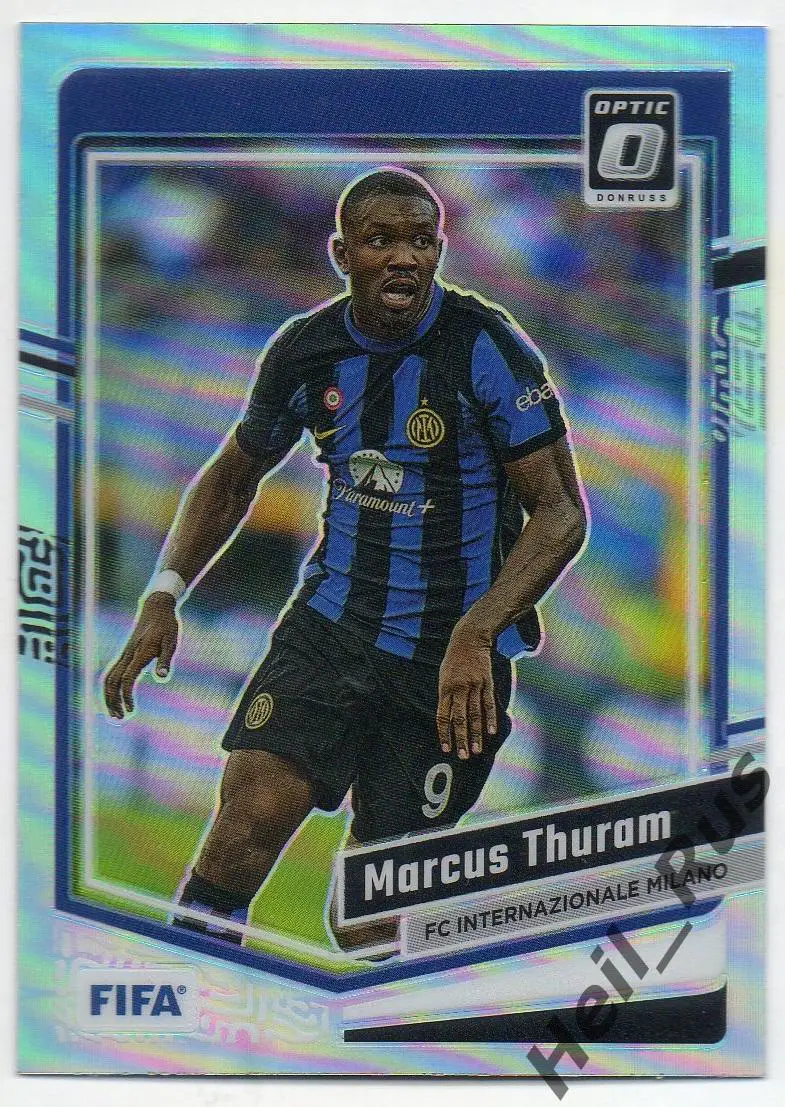 Футбол. Карточка Marcus Thuram/Маркус Тюрам Интер, Боруссия Менхенгладбах Panini