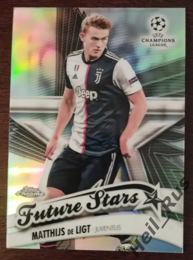 Карточка Маттейс де Лигт Ювентус, Манчестер Юнайтед, Аякс Лига Чемпионов 2019/20