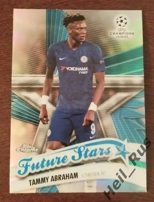 Футбол. Карточка Тэмми Абрахам (Челси, Рома, Милан) Лига Чемпионов 2019/20 TOPPS