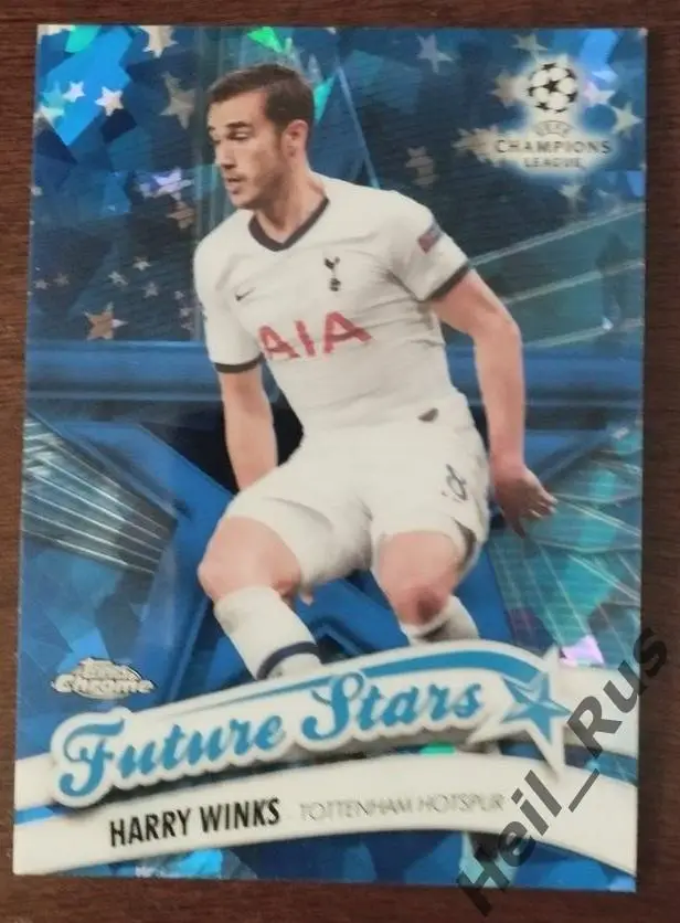 Карточка Харри Уинкс Тоттенхэм Хотспур, Лестер Сити Лига Чемпионов 2019/20 TOPPS