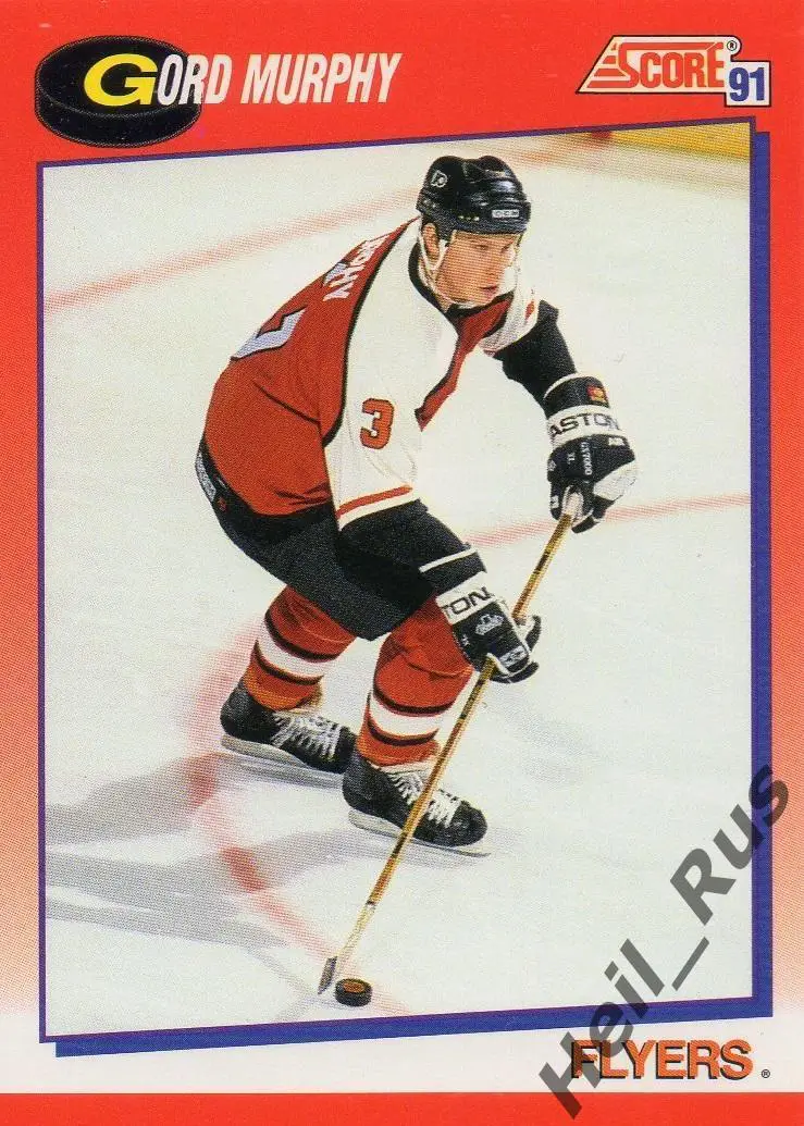 Хоккей Карточка Gordon Murphy/Горд Мерфи Philadelphia Flyers/Филадельфия НХЛ/NHL