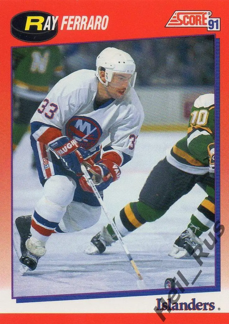 Карточка Ray Ferraro/Рэй Ферраро (New York Islanders/Нью-Йорк Айлендерс) НХЛ/NHL