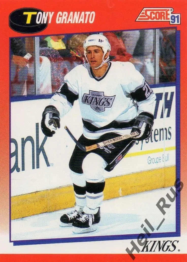 Карточка Tony Granato/Тони Гранато Los Angeles Kings/Лос-Анджелес Кингз, НХЛ/NHL