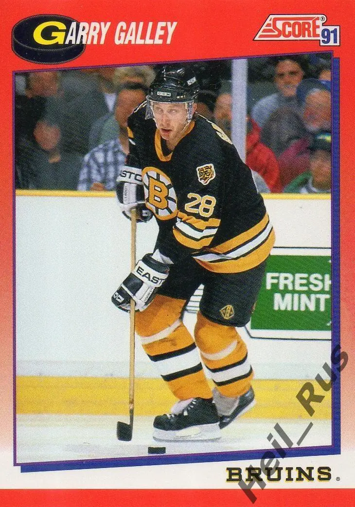 Хоккей Карточка Garry Galley/Гэрри Гэлли (Boston Bruins/Бостон Брюинз) НХЛ/NHL
