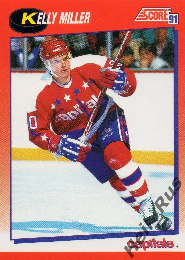 Хоккей Карточка Kelly Miller/Келли Миллер Washington Capitals/Вашингтон, НХЛ/NHL