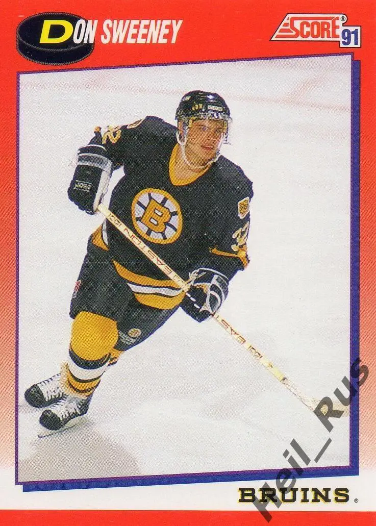 Хоккей. Карточка Don Sweeney / Дон Суини (Boston Bruins/Бостон Брюинз) НХЛ / NHL