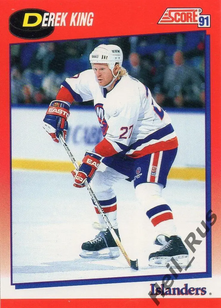 Карточка Derek King/Дерек Кинг (New York Islanders / Нью-Йорк Айлендерс) НХЛ/NHL