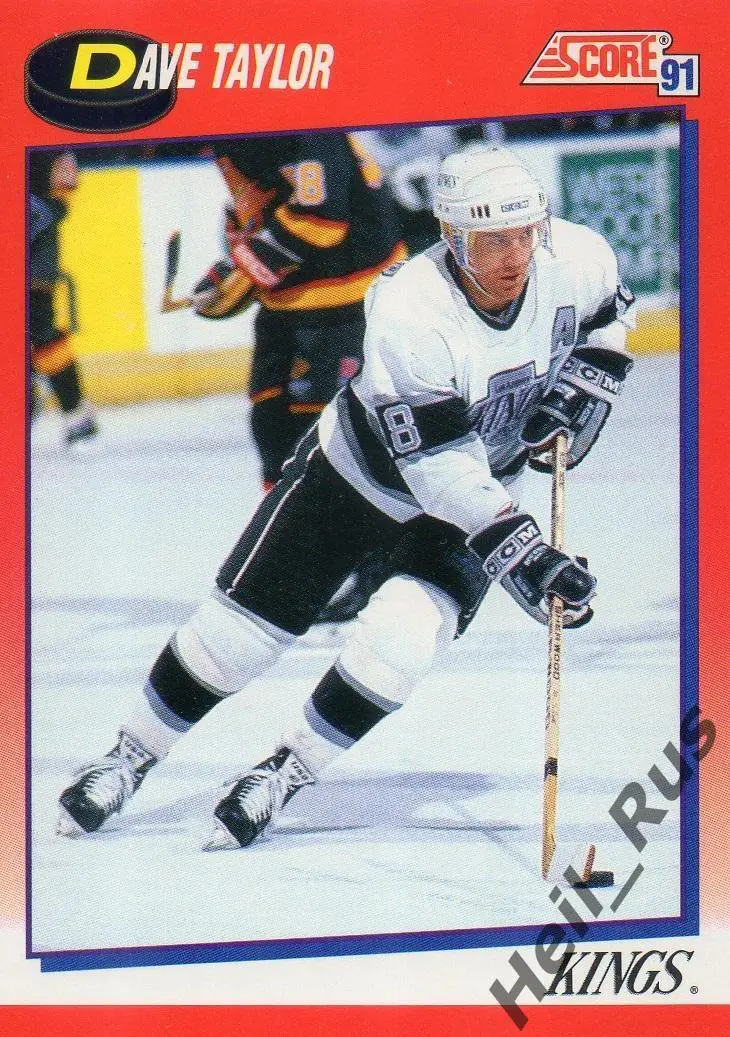 Карточка Dave Taylor/Дэйв Тэйлор (Los Angeles Kings/Лос-Анджелес Кингз) НХЛ/NHL