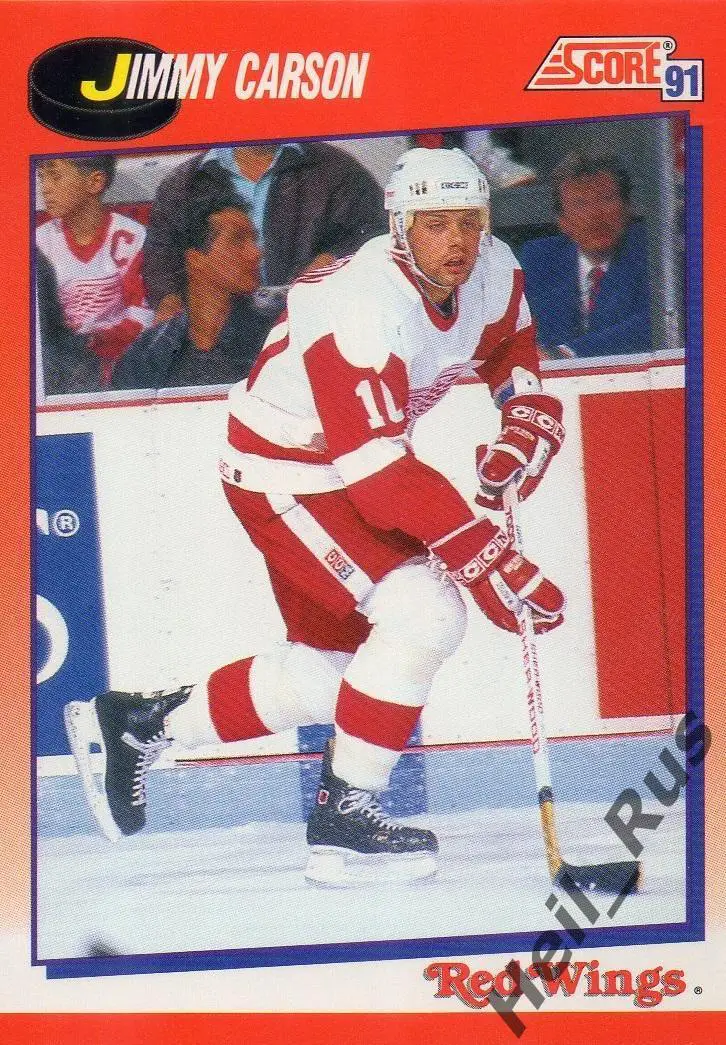 Хоккей Карточка Jimmy Carson / Джимми Карсон (Detroit Red Wings/Детройт) НХЛ/NHL