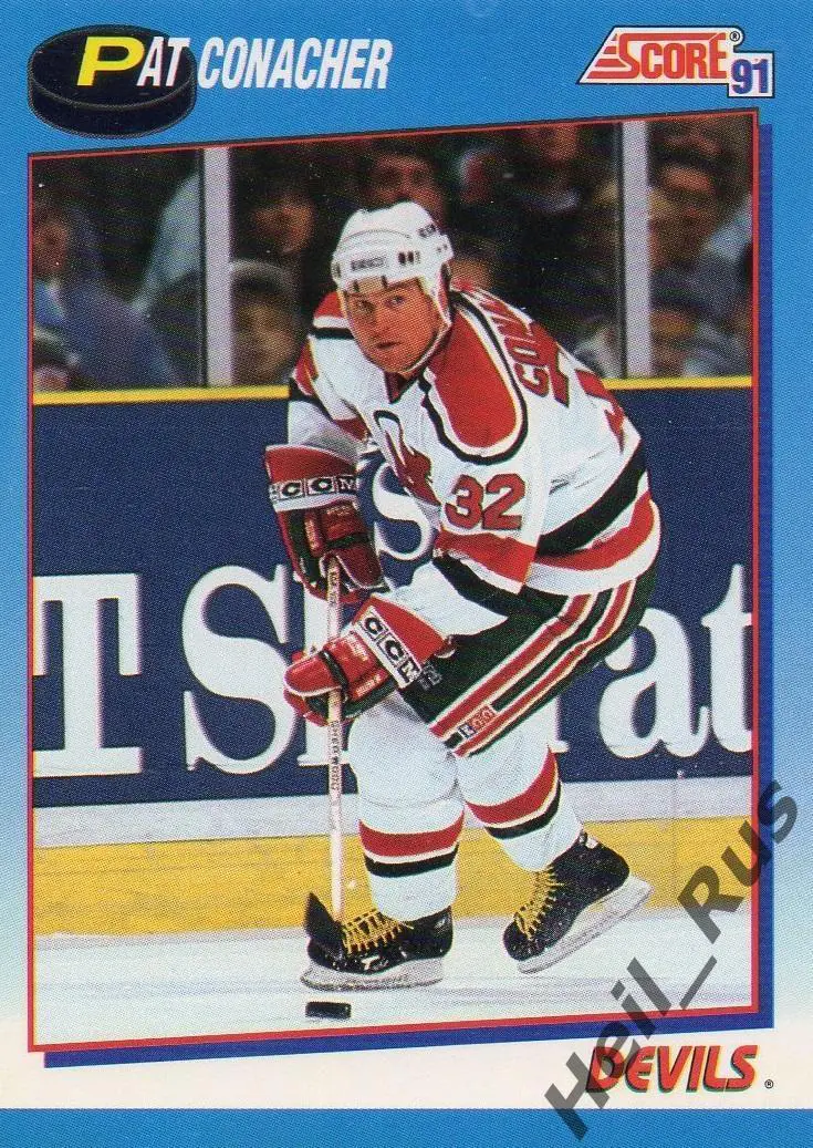 Карточка Pat Conacher/Пэт Конахер (New Jersey Devils/Нью-Джерси Девилз) НХЛ/NHL