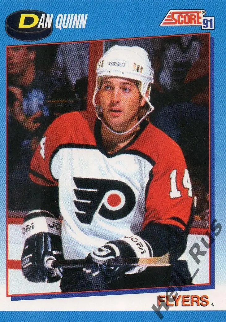 Хоккей. Карточка Dan Quinn/Дэн Куинн (Philadelphia Flyers / Филадельфия) НХЛ/NHL