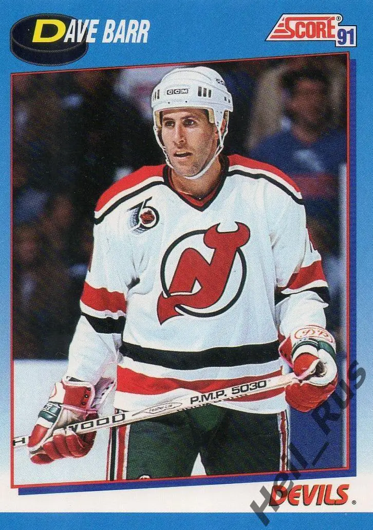 Карточка Dave Barr/Дэйв Барр New Jersey Devils/Нью-Джерси, Авангард НХЛ/NHL, КХЛ