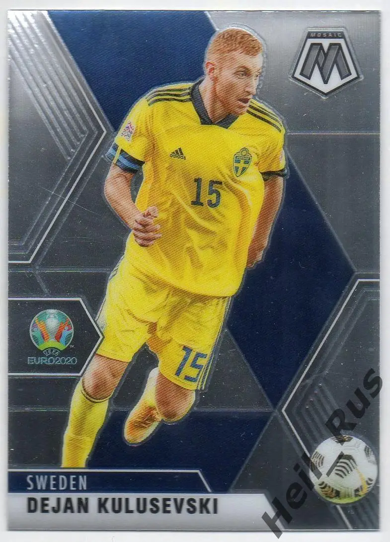 Футбол Карточка Деян Кулушевски Швеция, Тоттенхэм Хотспур/Ювентус Евро/Euro 2020