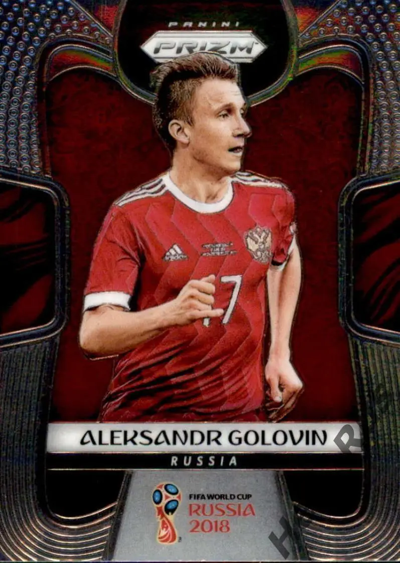 Футбол. Карточка Александр Головин (Россия, ЦСКА Москва) Чемпионат Мира 2018