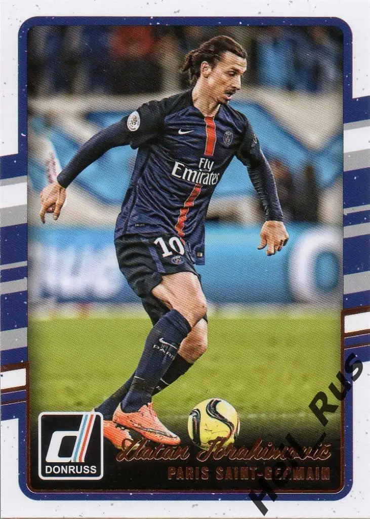 Карточка Златан Ибрагимович ПСЖ, Милан/Ювентус/Интер/Барселона/Манчестер Юнайтед