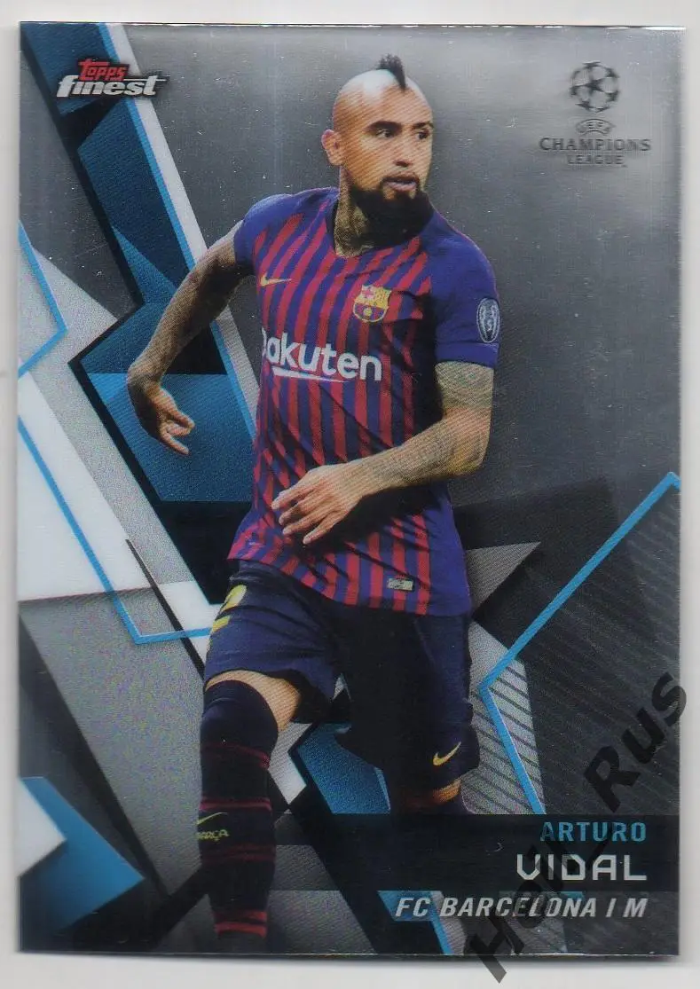 Карточка Артуро Видаль Барселона, Бавария, Ювентус, Интер Лига Чемпионов 2018/19