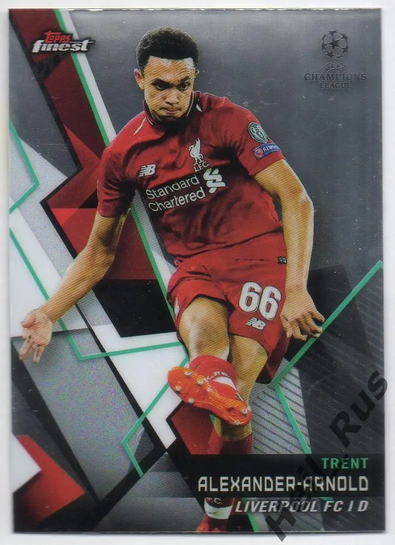 Футбол. Карточка Трент Александер-Арнольд Ливерпуль Лига Чемпионов 2018/19 TOPPS