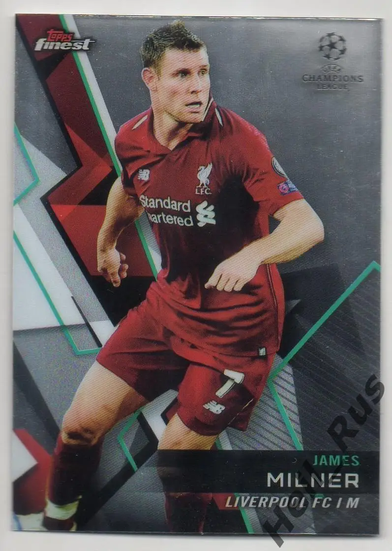 Футбол Карточка Джеймс Милнер (Ливерпуль, Манчестер Сити) Лига Чемпионов 2018/19