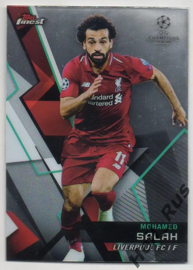 Футбол. Карточка Мохамед Салах (Ливерпуль, Челси, Рома) Лига Чемпионов 2018-19