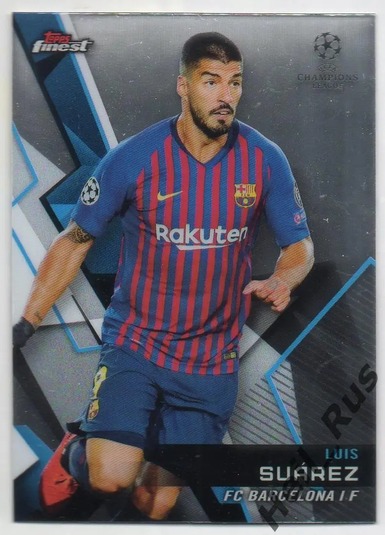 Карточка Луис Суарес Барселона/Атлетико Мадрид/Ливерпуль Лига Чемпионов 2018/19