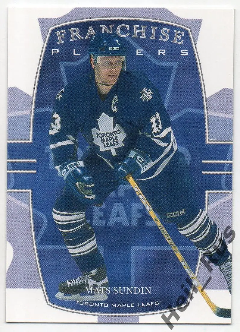Хоккей; Карточка Mats Sundin / Матс Сундин (Toronto Maple Leafs/Торонто) НХЛ/NHL