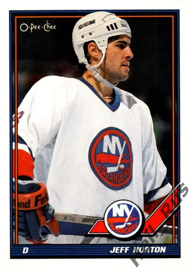 Карточка Jeff Norton/Джефф Нортон New York Islanders/Нью-Йорк Айлендерс NHL/НХЛ