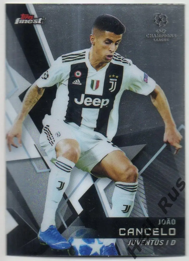 Карточка Жоау Канселу Ювентус, Манчестер Сити, Барселона Лига Чемпионов 2018/19
