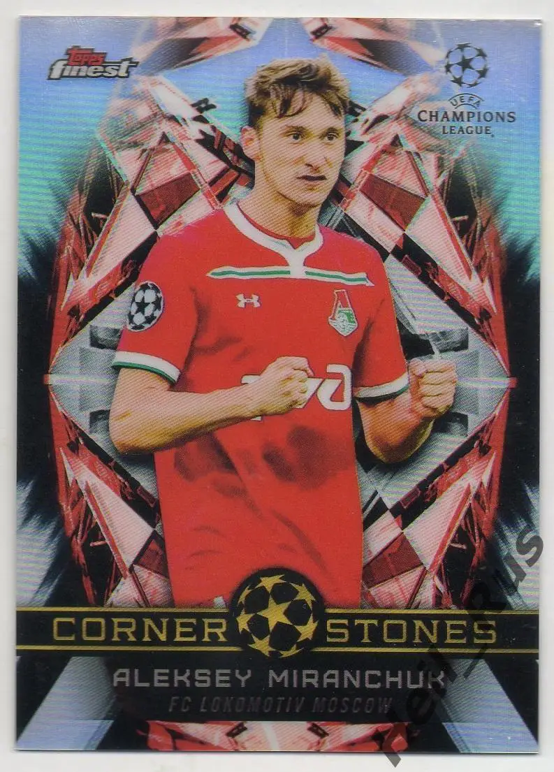 Футбол Карточка Алексей Миранчук (Локомотив Москва) Лига Чемпионов 2018/19 TOPPS