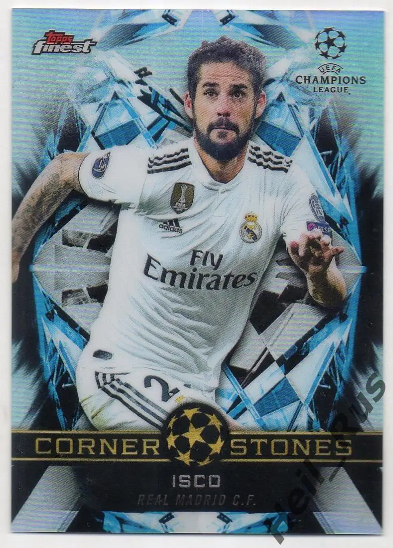 Футбол Карточка Isco/Иско (Реал Мадрид, Бетис, Валенсия) Лига Чемпионов 2018/19