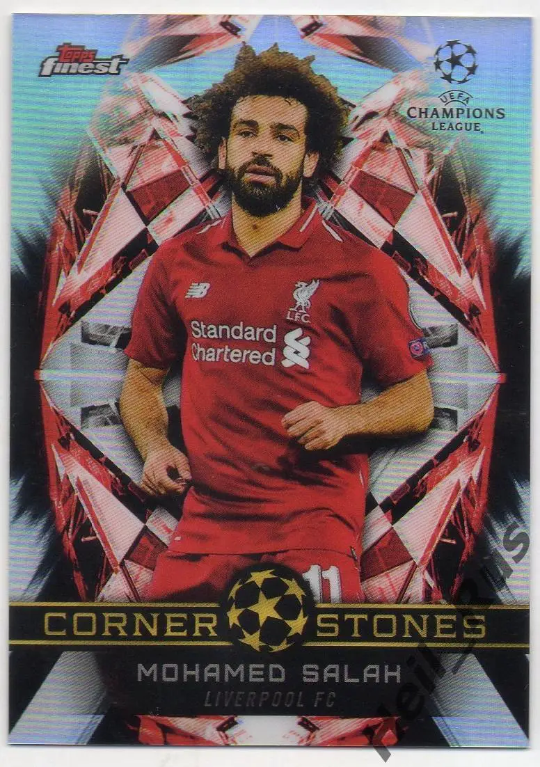 Футбол. Карточка Мохамед Салах (Ливерпуль, Челси, Рома) Лига Чемпионов 2018-19