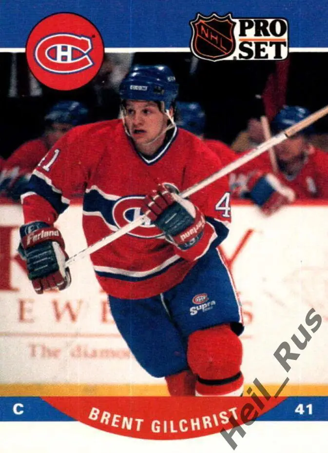 Карточка Brent Gilchrist/Брент Гилкрист (Montreal Canadiens/Монреаль) НХЛ/NHL